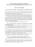 Bộ Câu Hỏi Trắc Nghiệm Và Tình Huống Hội Thi Hòa Giải Viên Giỏi Huyện Hưng Nguyên Lần Thứ 4