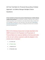 32 free test bank for financial accounting a global approach 1st edition