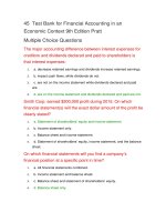 45  test bank for financial accounting in an economic context 9th