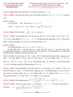 16 đề thi thử Quốc gia 2016 môn Toán trung tâm LTĐH Vinh Vien