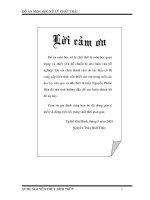 Đồ án môn học xử lí nước thải