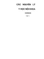 các nguyên lý y học nội khoa tập 1 