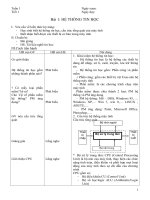 Giáo án dạy Nghề Tin học lớp 8