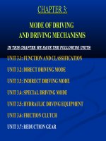 BÀI GIẢNG TRANG TRÍ hệ ĐỘNG lực CHƯƠNG 3(ENGLISH) 