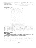 Đề thi thử nghiệm THPT QG lần 2 năm 2017 môn ngữ văn