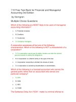 110 free test bank for financial and managerial accounting 3rd edition Đề thi trắc nghiệm có đáp án