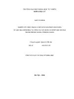 Nghiên cứu thực trạng và đề xuất giải pháp chuẩn hóa tư liệu địa chính phục vụ công tác xây dựng cơ sở dữ liệu đất đai thành phố Bắc Giang, tỉnh Bắc Giang