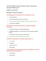 133 test bank for accounting tools for business decision making 5th