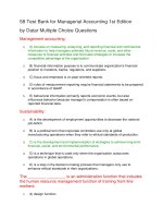 58 test bank for managerial accounting 1st edition