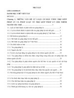 Trợ giúp pháp lý cho nhóm người yếu thế trên địa bàn tỉnh bắc giang lương thị hoa 