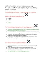 40 free test bank for intermediate accounting principles and analysis 2nd edition by warfield multiple choice questions 