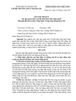 BÀI THU HOẠCH NGHỊ QUYẾT TRUNG ƯƠNG 4 KHÓA XII DÀNH CHO ĐẢNG VIÊN