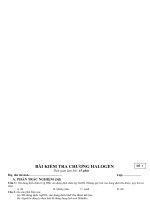 KIEM TRA 1 TIET CHUONG HALOGENDE 1 