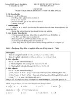 Giao an on THPT QG chuong 1 giai tich 12 