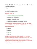 45 test bank for financial accounting in an economic context 9th edition