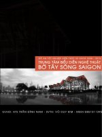 Thuyết minh trung tâm biểu diễn nghệ thuật bờ tây sông sài gòn