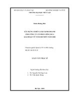 xây dựng chiến lược kinh doanh cho công ty cổ phần sông đà 4 giai đoạn từ năm 2015 đền năm 2020