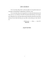 NGHIÊN CỨU CHUỖI GIÁ TRỊ CAM ĐƯỜNG CANH XÃ ĐA TỐN, HUYỆN GIA LÂM, TP HÀ NỘI