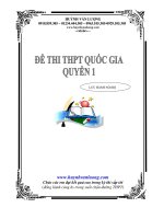 tong hop cac de thi thu quoc gia 2017 