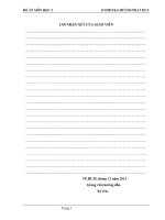 Tính toán và thiết kế trạm biến áp 220/110/22KV