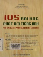 105 bài học phát âm tiếng anh  lê văn sự 