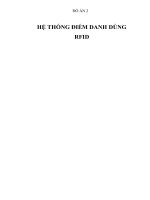 HỆ THỐNG điểm DANH DÙNG RFID dùng VĐK ( có code đầy đủ )