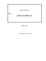 KHÓA số điện tử hiện thị LCD dùng 89c51 ( có code và mạch in )