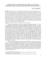 Chính sách truy cập mở đến kết quả nghiên cứu số sử dụng kinh phí công trên thế giới và một số đề xuất đối với Việt Nam