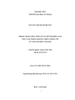 PHONG TRÀO CÔNG NHÂN Ở CÁC ĐÔ THỊ MIỀN NAM VIỆT NAM TRONG KHÁNG CHIẾN CHỐNG MỸ TỪ NĂM 1954 ĐẾN NĂM 1965