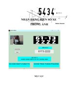 NHẬN DẠNG BIỂN số XE TRONG ẢNH dùng MATLAB ( code chạy bao ok )