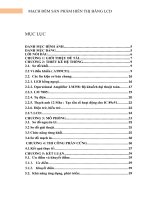 MẠCH đếm sản PHẨM HIỂN THỊ BẰNG LCD dùng IC số ( có mạch in )