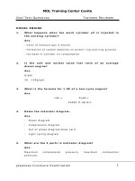 CÂU HỎI PHỎNG VẤN THUYỀN VIÊN MÁY(QUESTIONS  ANSWERS FROM MOL TRAINING CENTER)