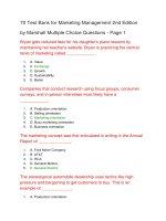 70 test bank for marketing management 2nd edition