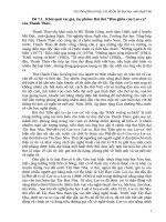 Khái quát tác giả, tác phẩm: Bài thơ Đàn ghita của Lorca của Thanh Thảo