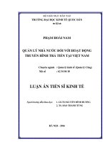 Mối liên hệ giữa quá trình học hỏi và kết quả hoạt động của tổ chức nghiên cứu thực nghiệm tại các trường đại học ở việt nam 