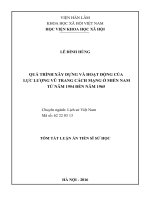 Quá trình xây dựng và hoạt động của lực lượng vũ trang trong cách mạng ở Miền Nam từ năm 1954 đến năm 1965 - Copy
