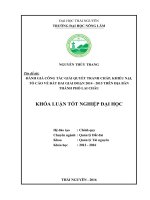 Đánh giá công tác giải quyết tranh chấp, khiếu nại, tố cáo về đất đai giai đoạn 2015  2016 trên địa bàn thành phố lai châu 