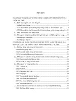 Nghiên cứu ứng dụng phương pháp kế toán nước nhằm nâng cao hiệu quả khai thác của hệ thống thủy lợi trung hà  suối hai 