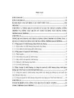 Nghiên cứu công tác quản lý chất lượng xây dựng công trình tại ban quản lý các dự án giao thông thuộc sở giao thông vận tải tỉnh hà nam 