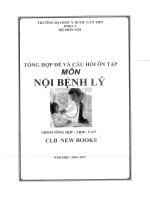 TONG HOP DE THI VÀ CAU HOI NOI BENH LY