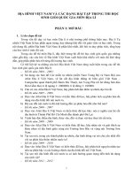 Địa hình việt nam và các dạng bài tập trong thi học sinh giỏi quốc gia môn địa lí 