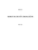 ROBOT DI CHUYỂN TRONG RÃNH dùng arduino ( có code và mạch in )