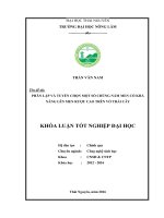Phân lập và tuyển chọn một số chủng nấm men có khả năng lên men rượu cao trên vỏ trái cây 