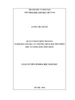 Quản lý hoạt động tham gia xã hội hóa giáo dục của trường trung học phổ thông khu vục đồng bằng sông hồng - Copy