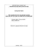 TIÊU CHUẨN PHÁ HỦY CỦA BỀ MẶT CHUNG GIỮA HAI LỚP VẬT LIỆU CÓ CHIỀU DÀY CỠ NANÔ MÉT