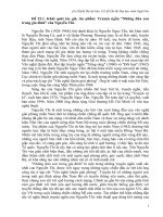 Khái quát tác giả, tác phẩm: Truyện ngắn Những đứa con trong gia đình của Nguyễn Thi