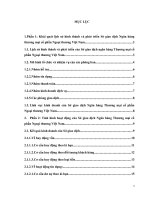 Định hướng phát triển của sở giao dịch ngân hàng thương mại cổ phần ngoại thương việt nam  