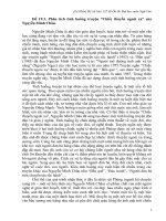 Phân tích tình huống truyện Chiếc thuyền ngoài xa của Nguyễn Minh Châu