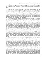 Chủ nghĩa anh hùng cách mạng trong hai tác phẩm Rừng xà nu (Nguyễn Trung Thành) và Những đứa con trong gia đình (Nguyễn Thi)