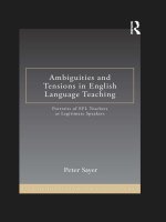 Ambiguities and tensions in english language teaching  portraits of EFL teachers as legitimate speakers 